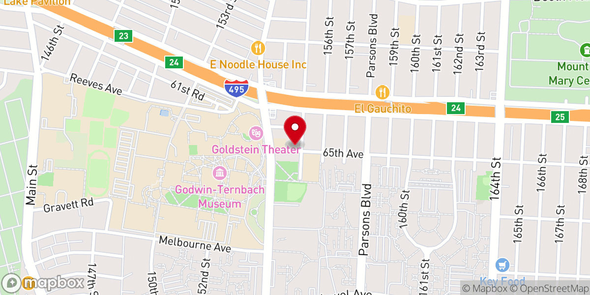 Map showing location of Flushing Chinese Baptist Church
