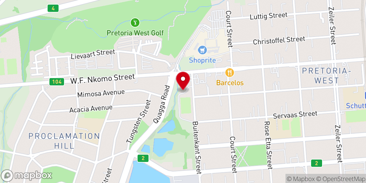 Map showing location of The Favors Cathedral Church