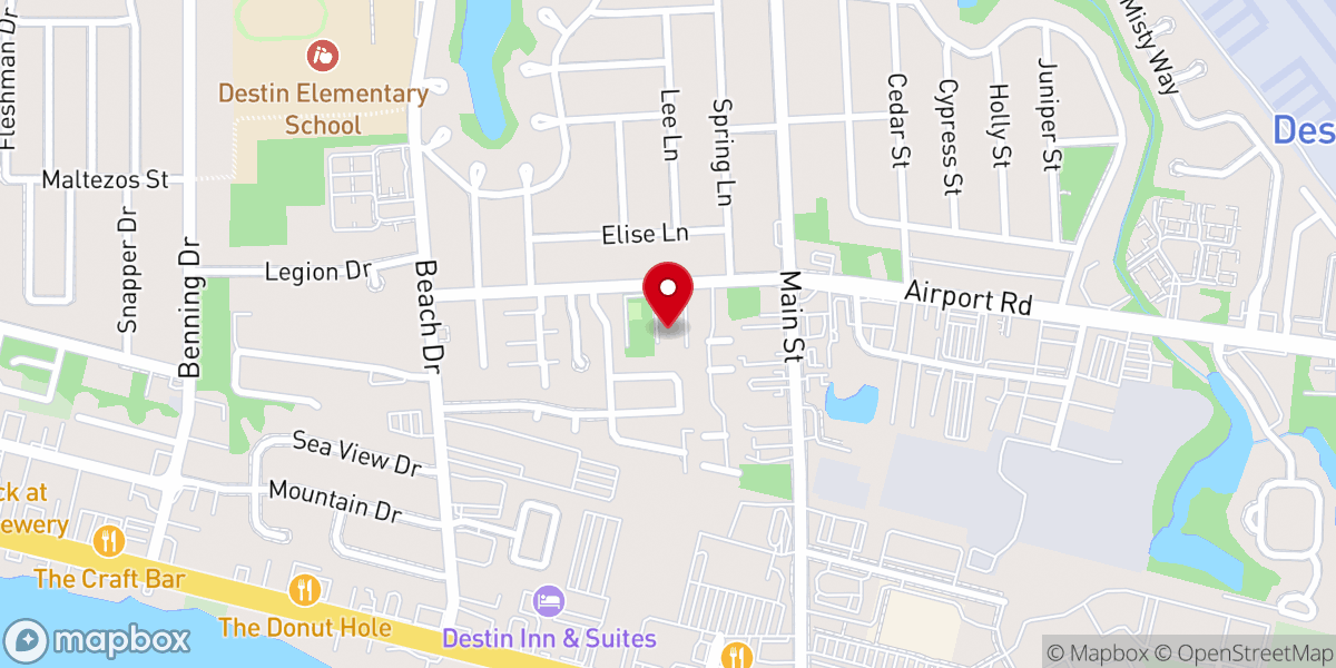 Map showing location of Faith Coast Academy