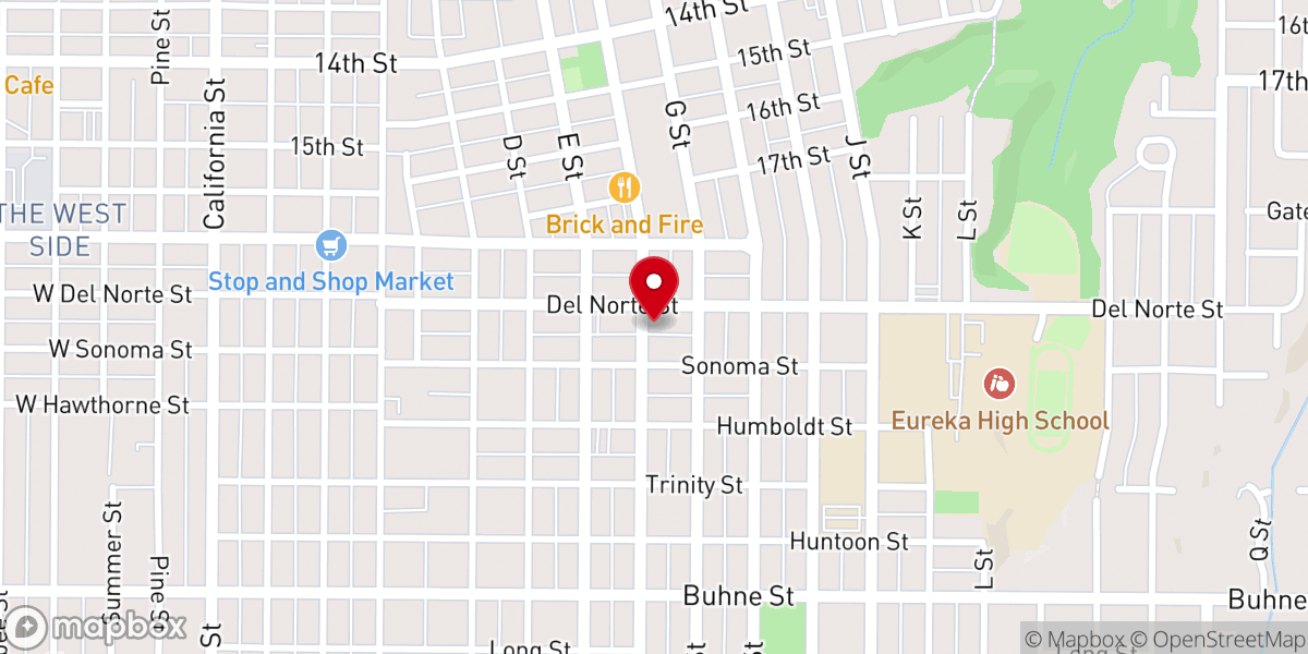 Map showing location of First United Methodist Church