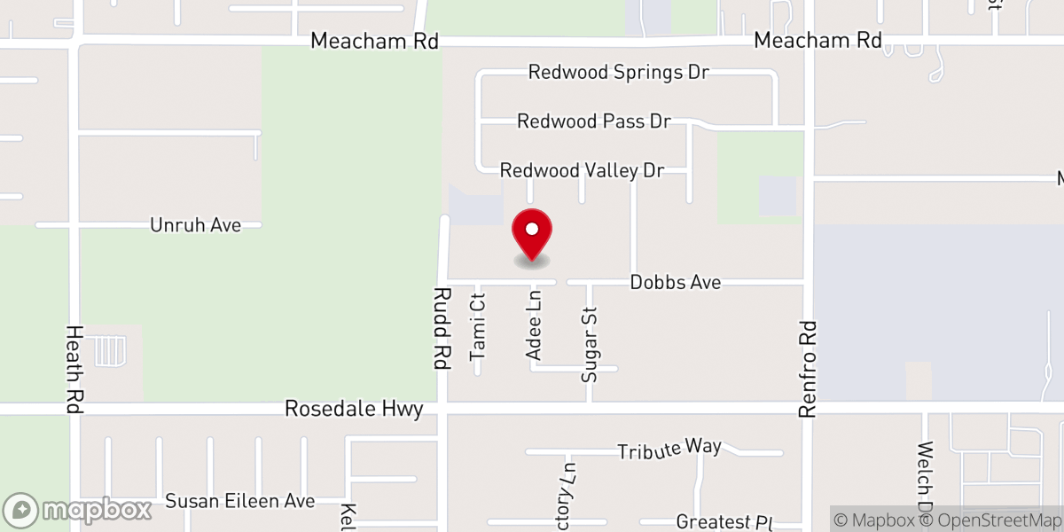 Map showing location of Under His Umbrella