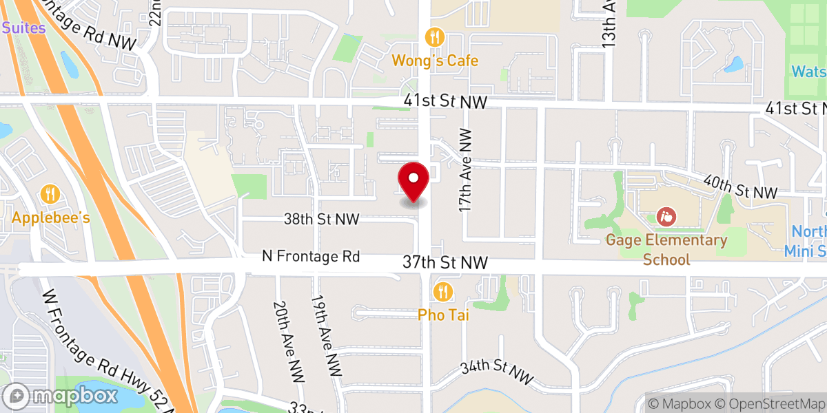 Map showing location of Iglesia Cristiana Nueva Jerusalem, Rochester, MN