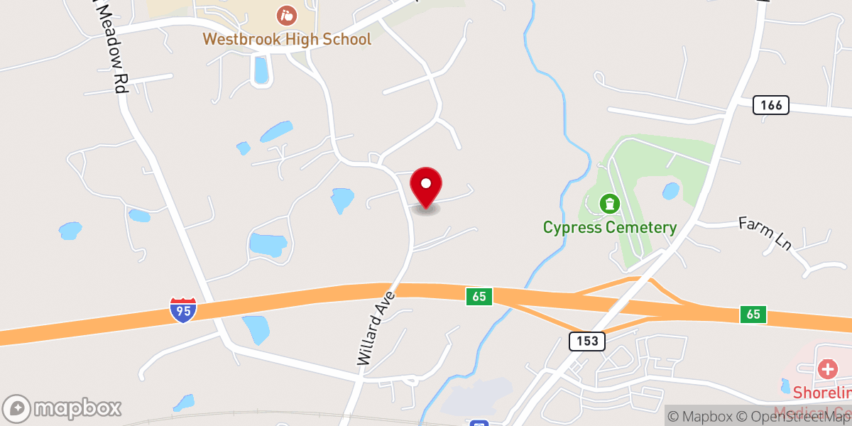 Map showing location of Little Geoffrey A