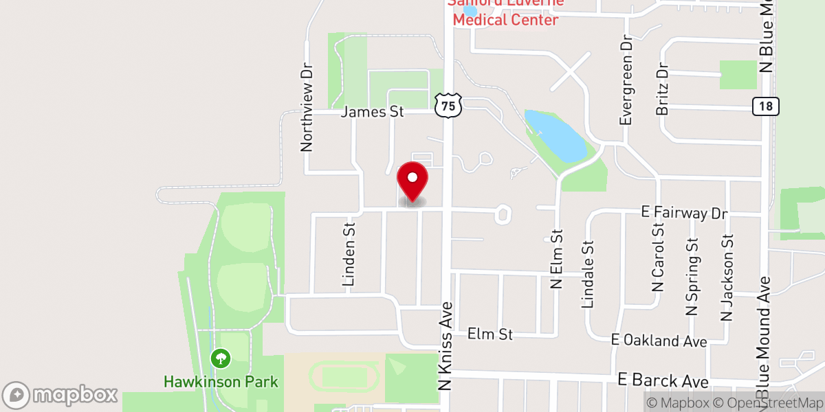 Map showing location of American Reformed Church