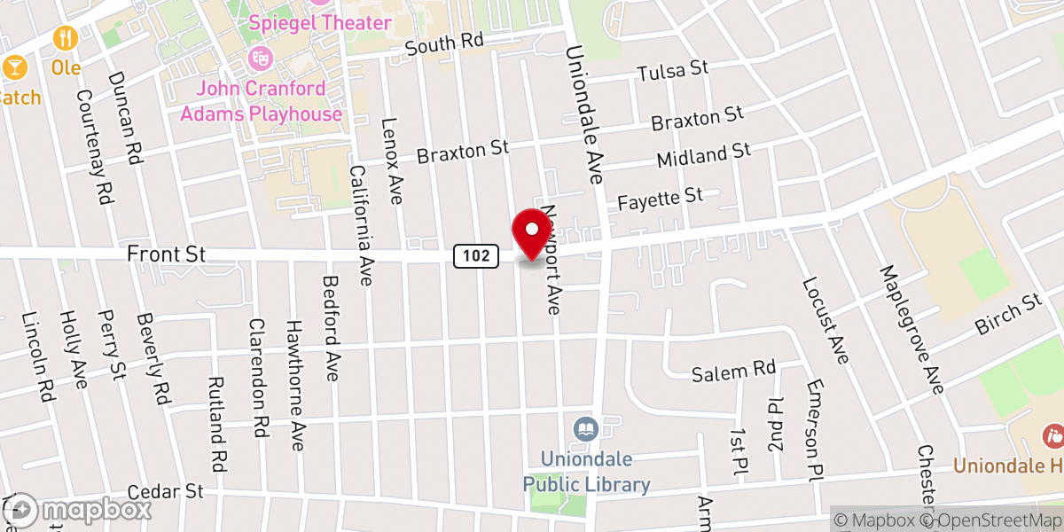 Map showing location of Maranatha Grace Church