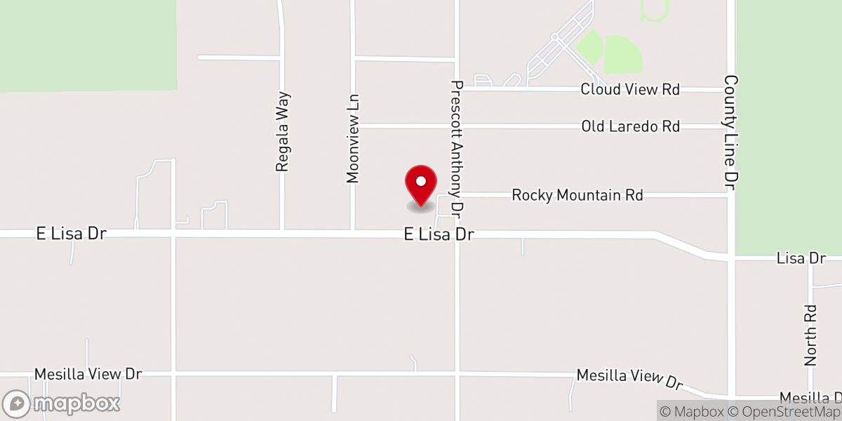 Map showing location of St Thomas More Catholic Church
