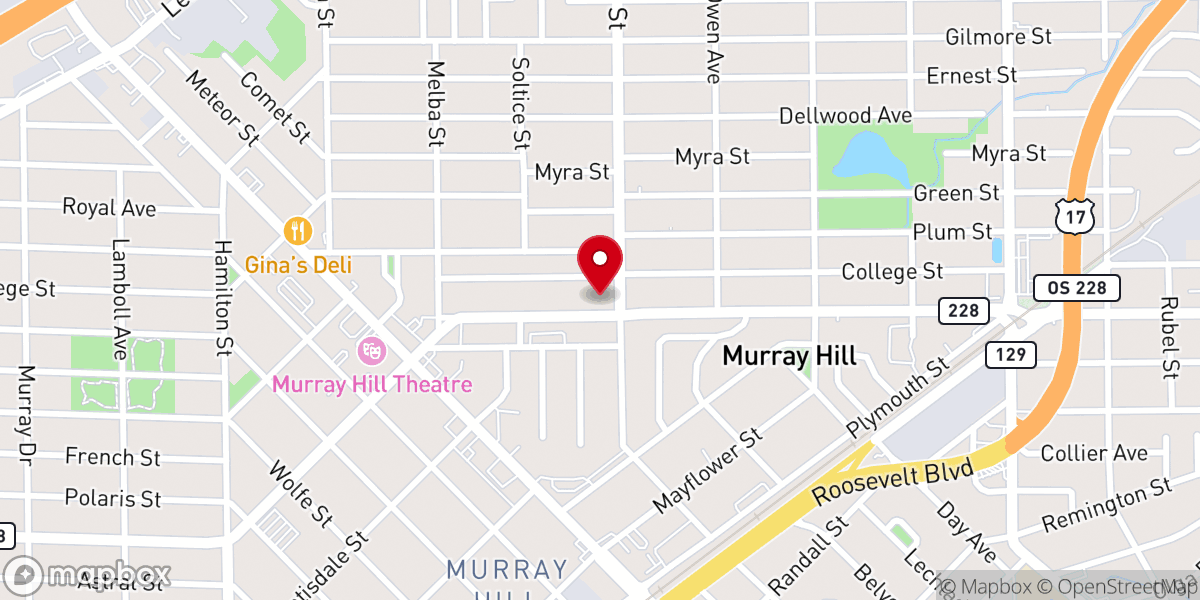 Map showing location of True Vine Community Church