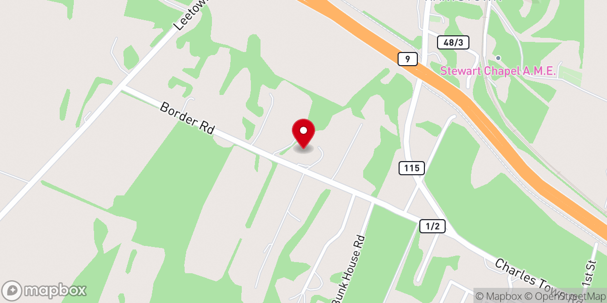 Map showing location of Destination Church