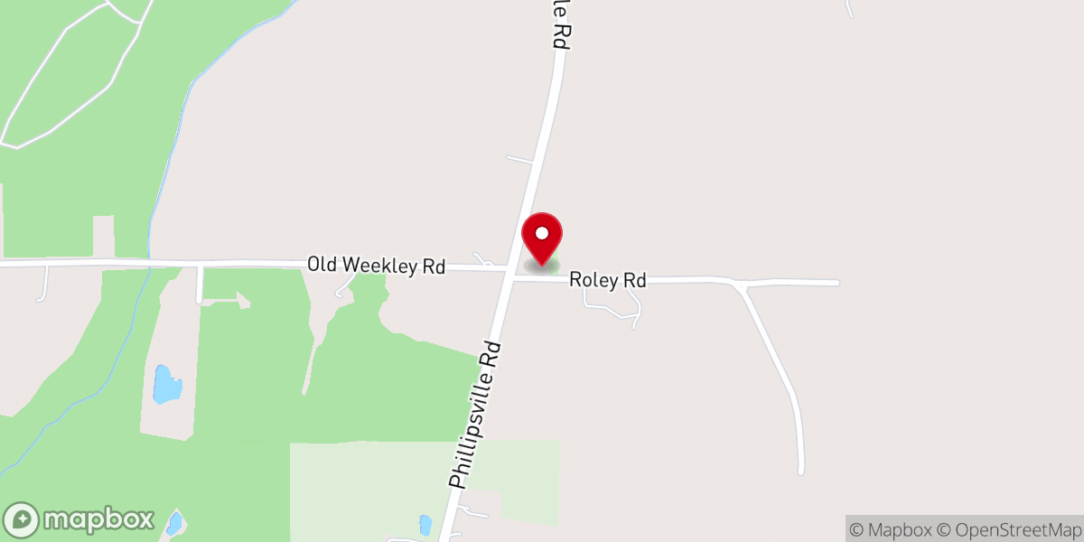Map showing location of Halls Fork Church