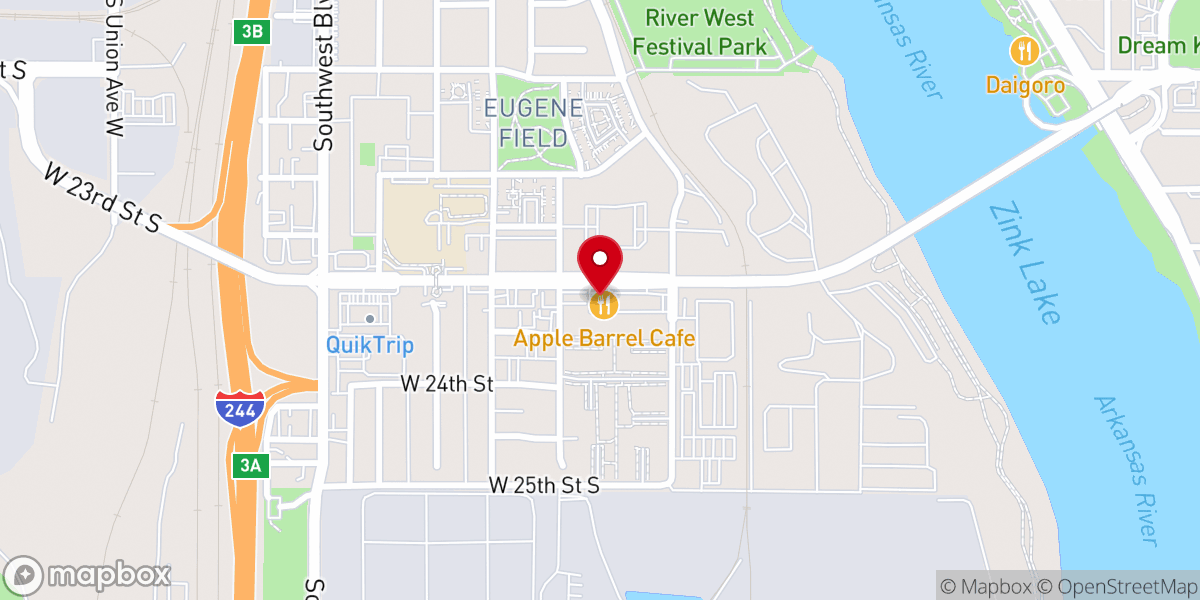Map showing location of Grace Chapel