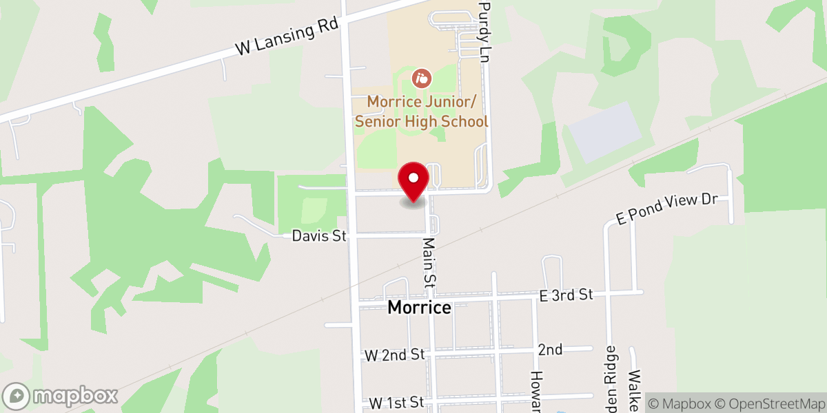 Map showing location of St Mary's Church & Rectory