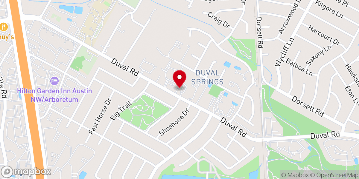 Map showing location of Northwest Church of Christ