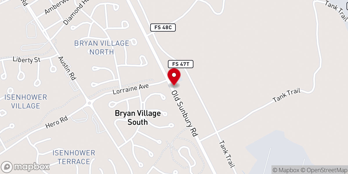 Map showing location of Icare Jesus Foundation Inc