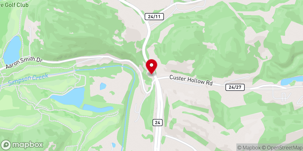 Map showing location of Smith Chapel
