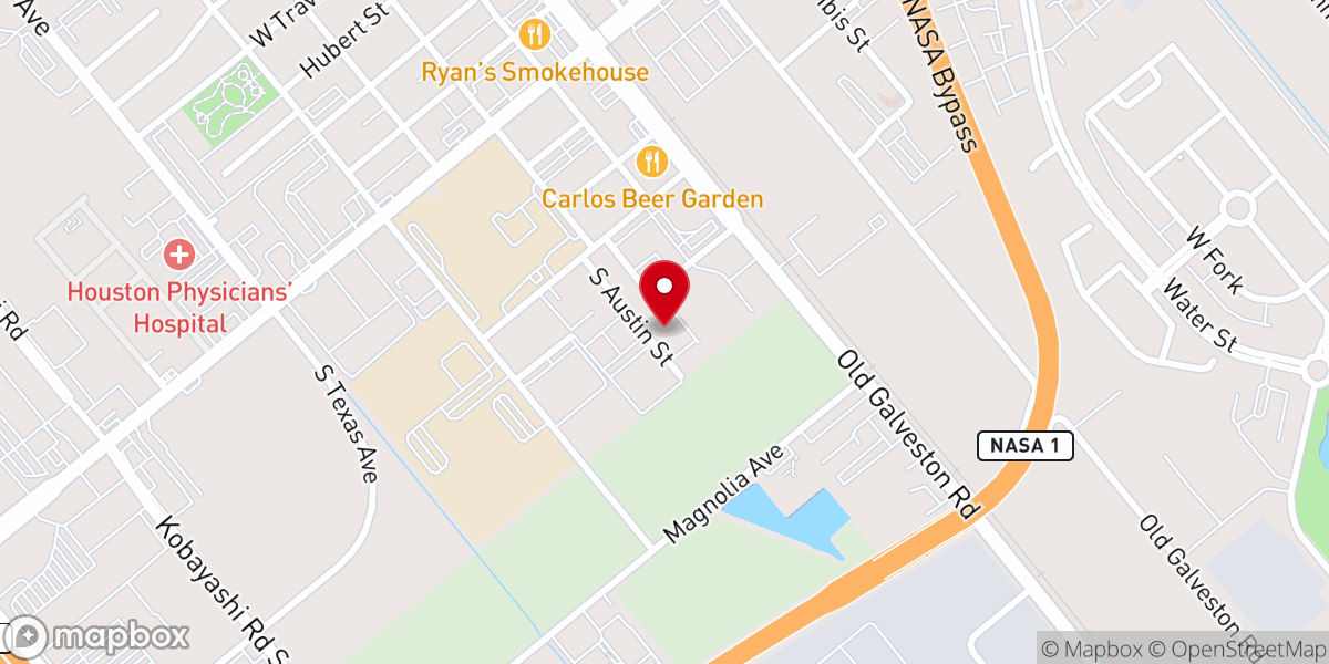 Map showing location of Oasis Church - Iglesia Oasis