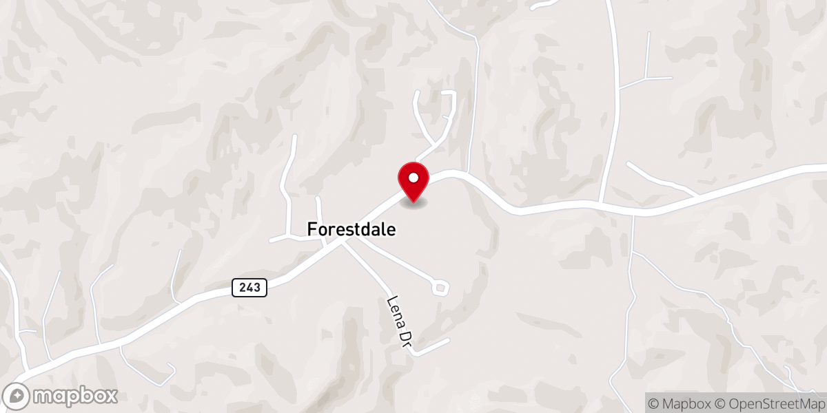 Map showing location of Centenary Church