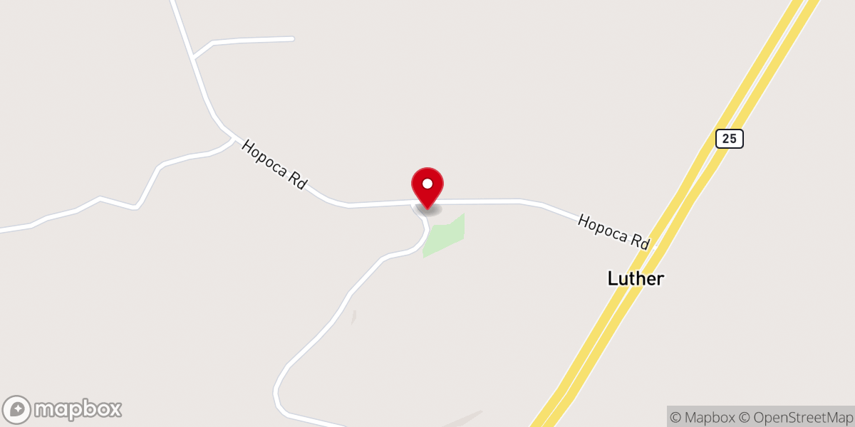 Map showing location of Reformation Cumberland Presbyterian Church