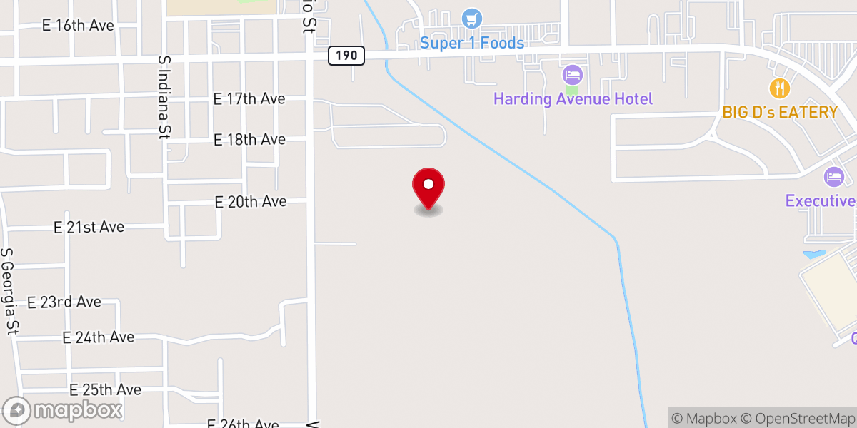 Map showing location of Rock of Faith Deliverance Church & CPR Ministries