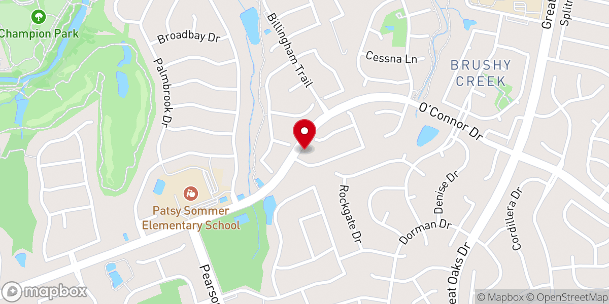 Map showing location of Yerang Korean Church