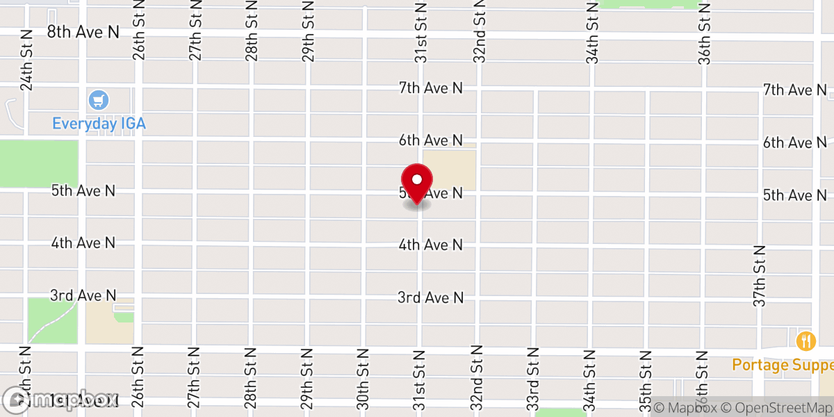 Map showing location of Quakers Society of Friends