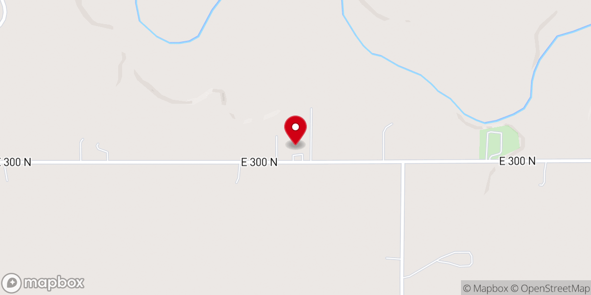 Map showing location of Lower Deer Creek Church of the Brethren