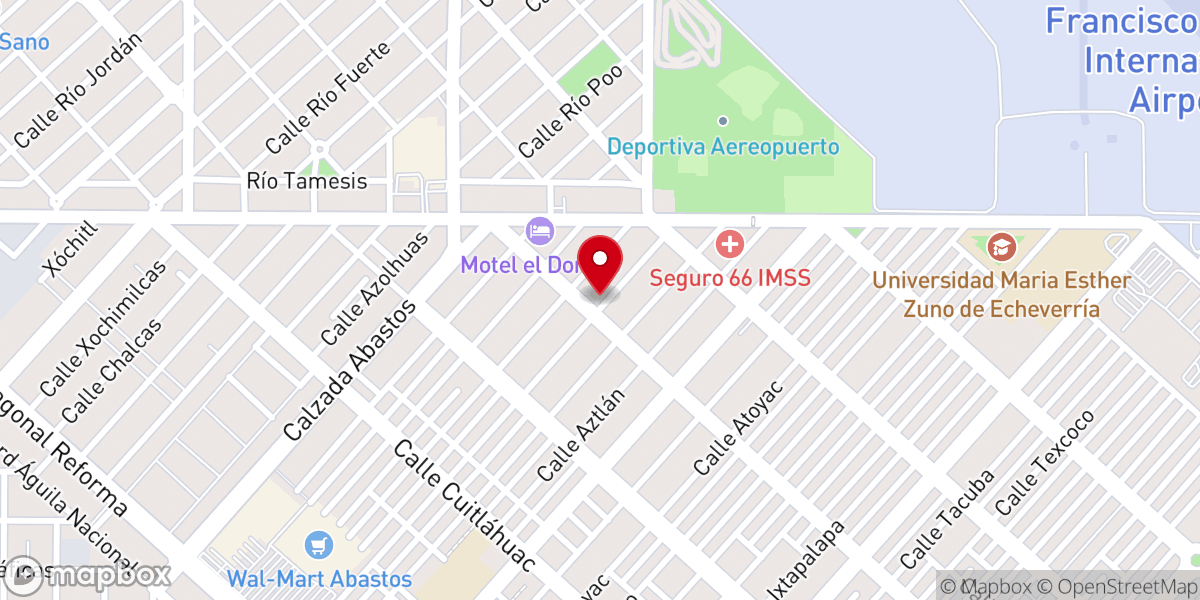 Map showing location of Iglesia Evangélica Hijos del Dios Viviente