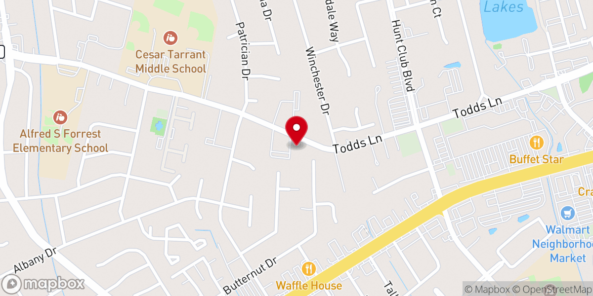 Map showing location of St Basil the Great Antiochian Orthodox Church