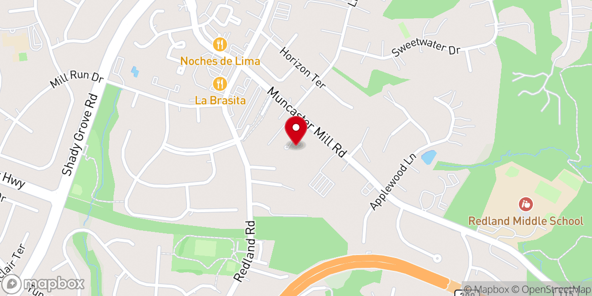 Map showing location of Gospel Baptist Church