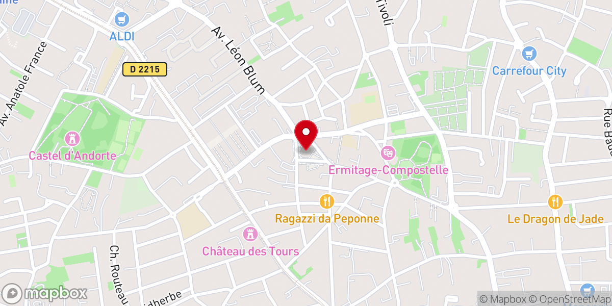 Map showing location of Eglise Sainte-Clotilde