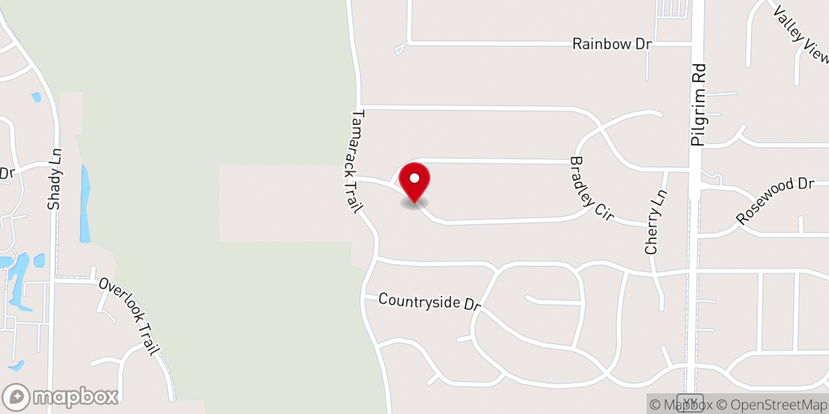 Map showing location of Minutemen Ministries Inc
