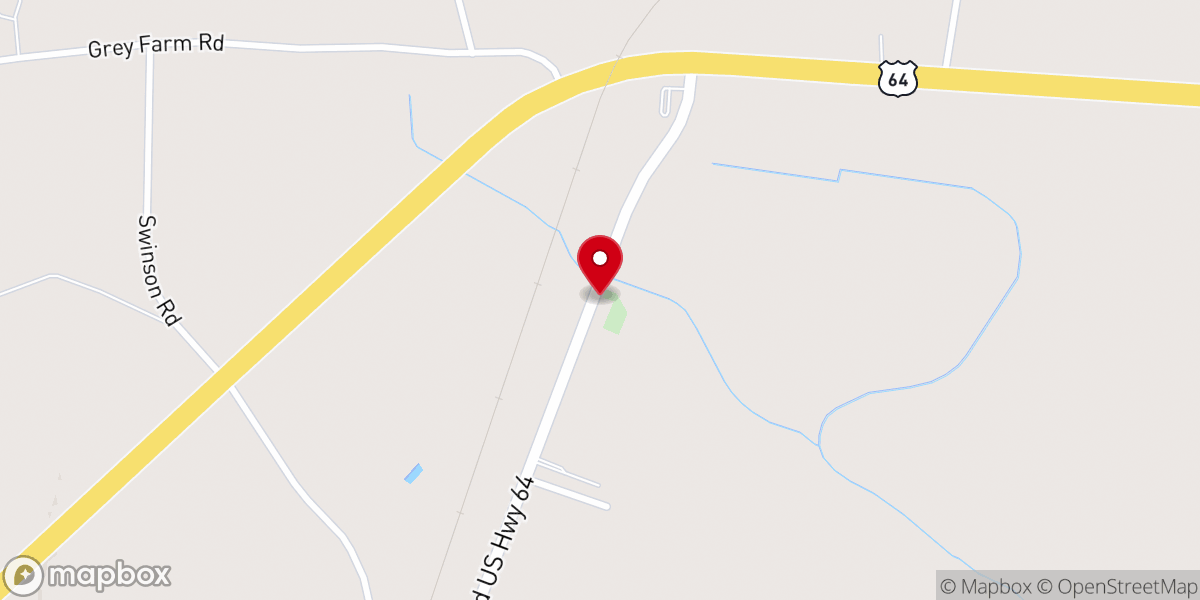 Map showing location of Ware’s Chapel Methodist Church