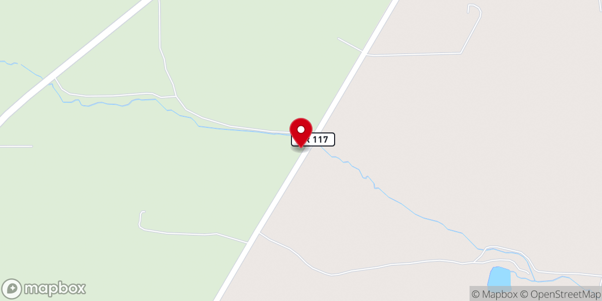 Map showing location of Horseshoe Mountain Christian Fellowship Church
