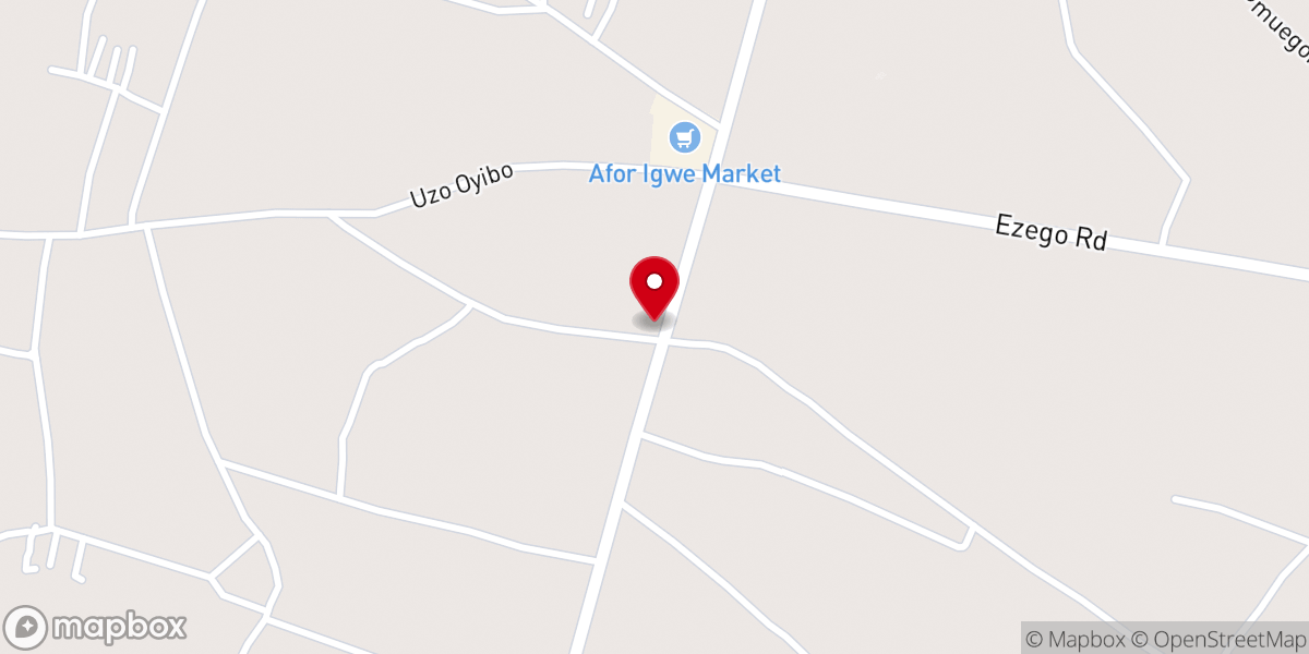 Map showing location of Deeper Life Bible Church