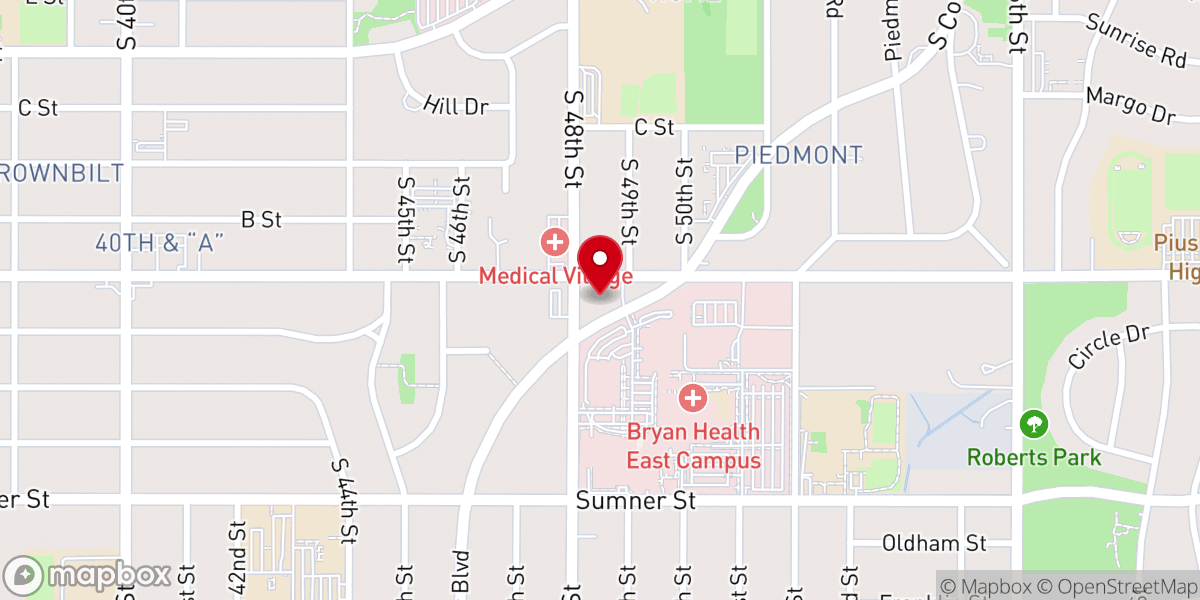 Map showing location of Piedmont Park Seventh-Day Adventist Church