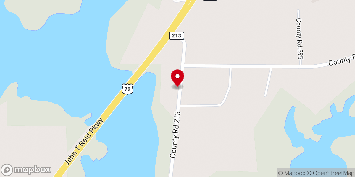 Map showing location of Lakeview Baptist Church Inc