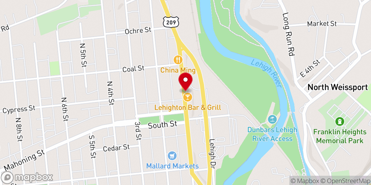 Map showing location of Peaceful Knights, Inc
