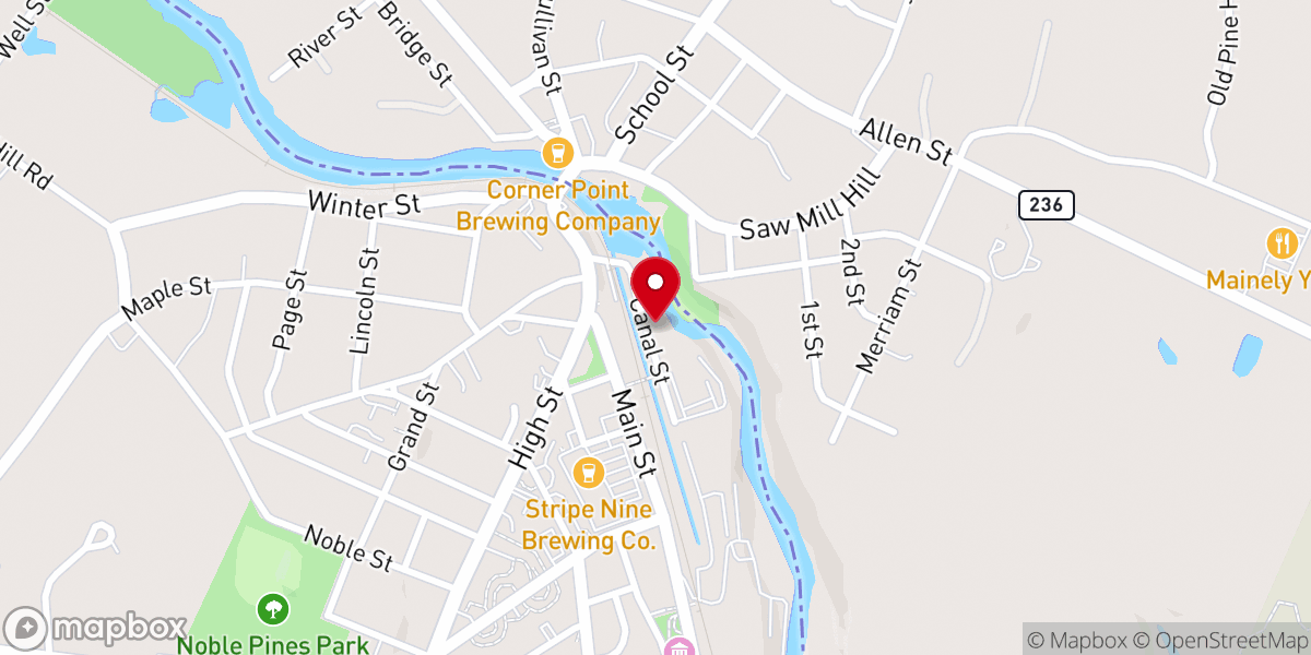 Map showing location of Bethel Church of God