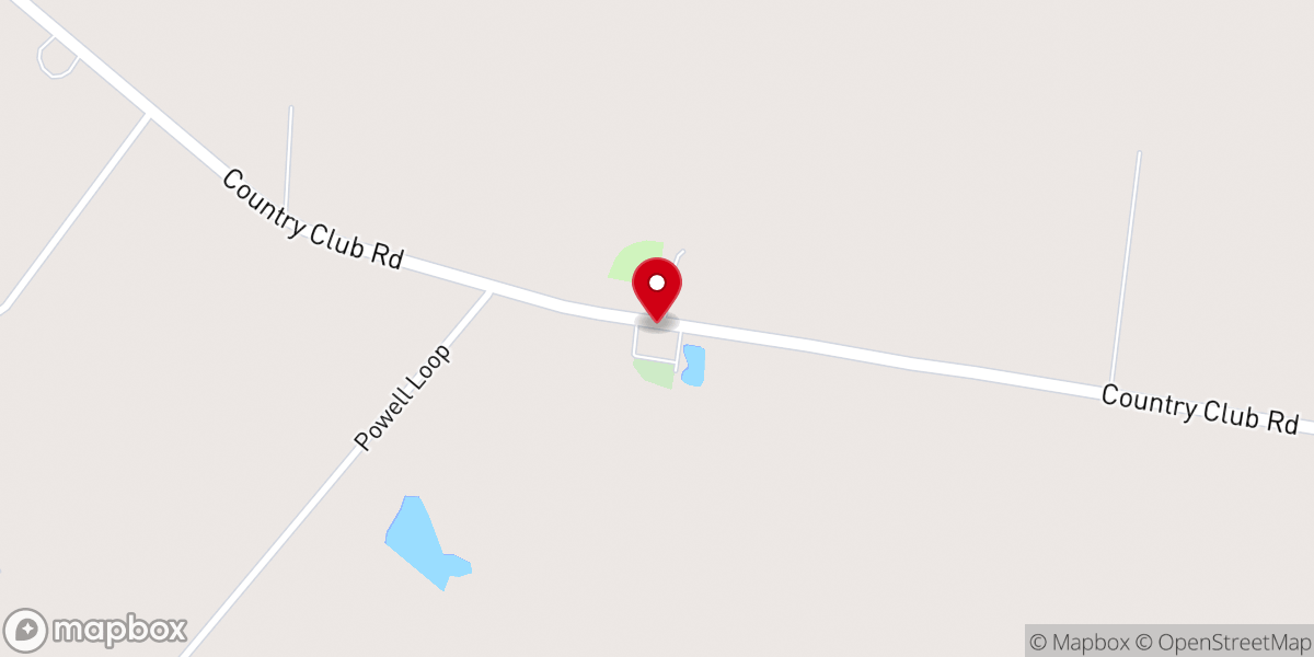 Map showing location of Earles Pentecostal Holiness Church