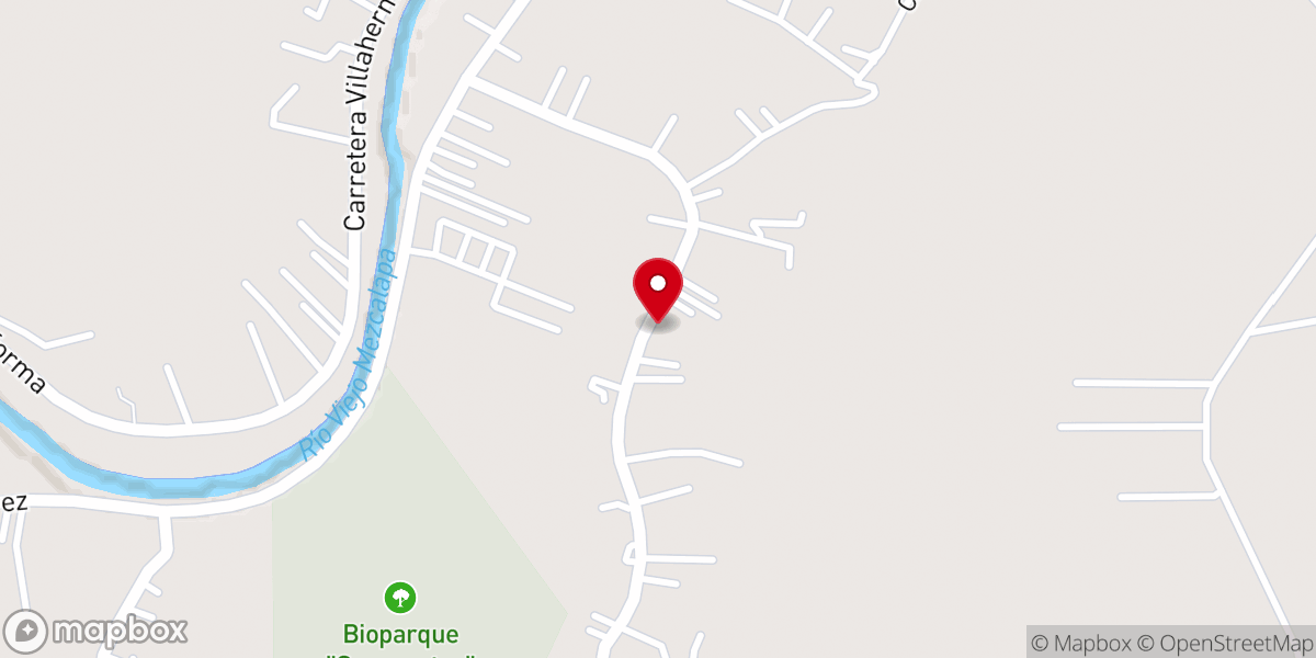 Map showing location of Iglesia Bautista El Shaddai