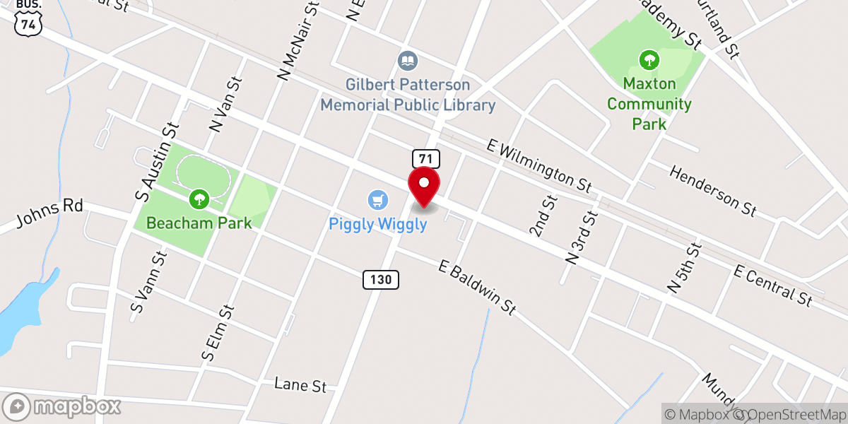 Map showing location of Saint Pauls Youth Gathering