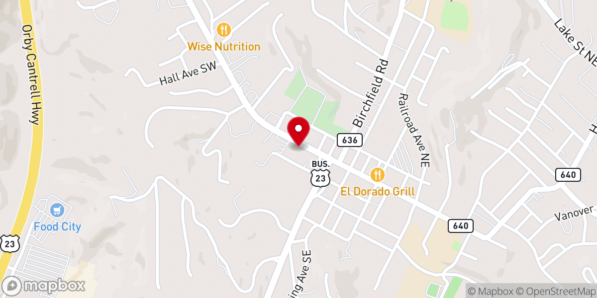 Map showing location of Christ Lutheran Church ELCA