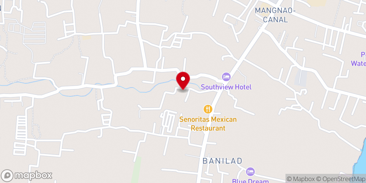 Map showing location of Pilgrims Baptist Church