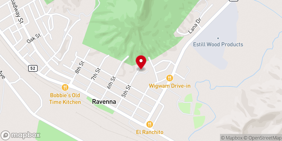 Map showing location of St Elizabeth Catholic Church
