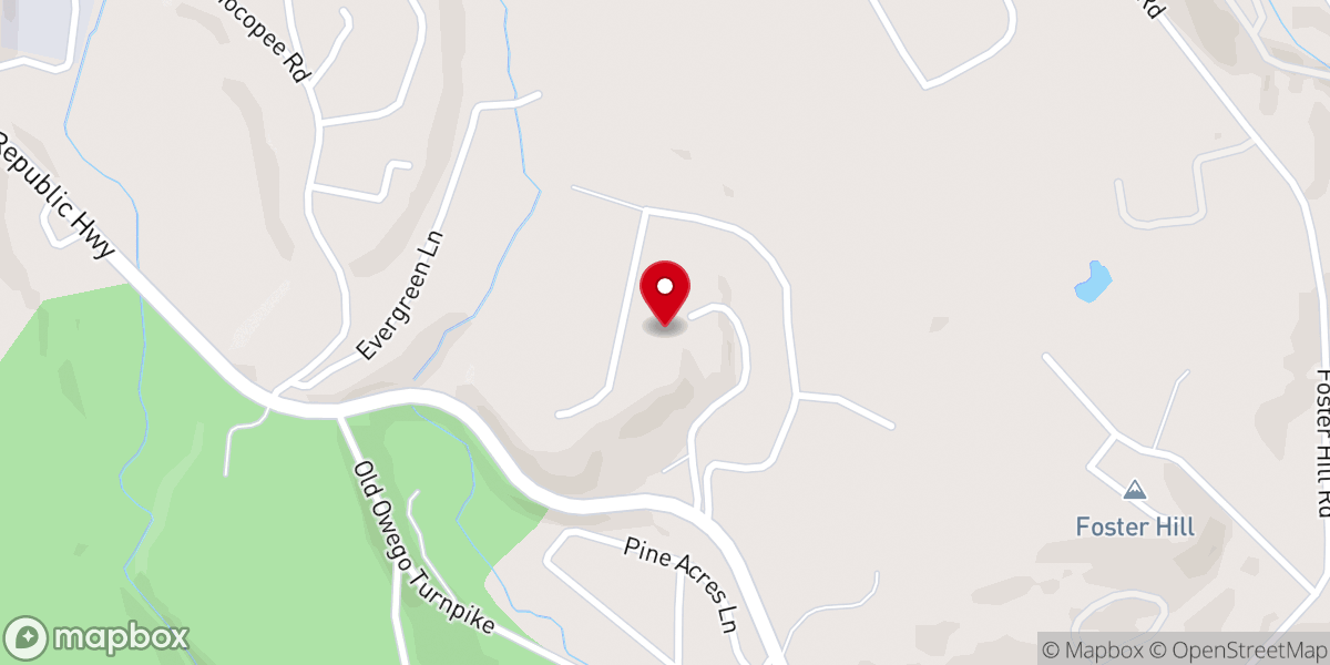 Map showing location of CenterPoint Community Church