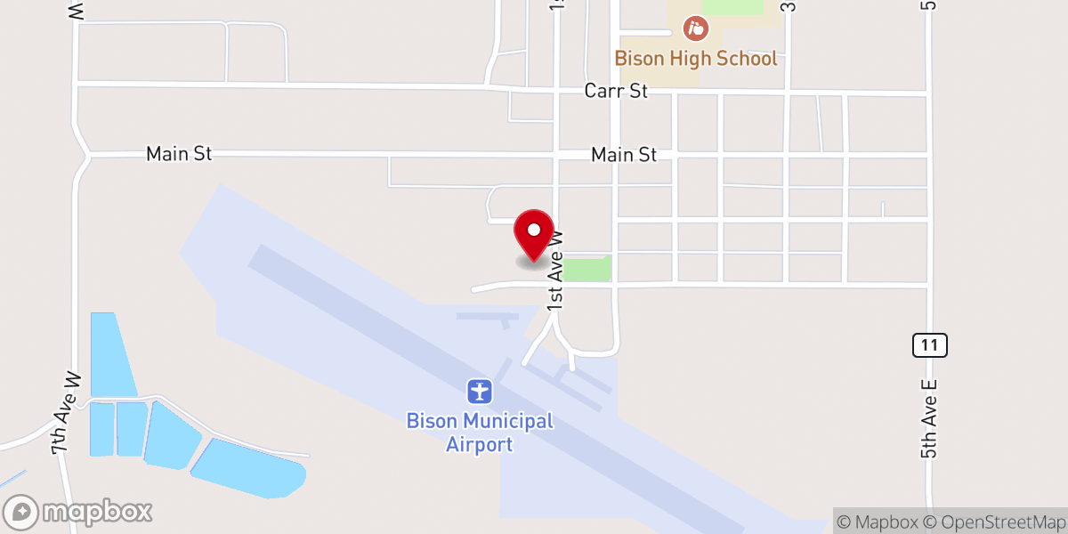 Map showing location of Blessed Sacrament Catholic Church