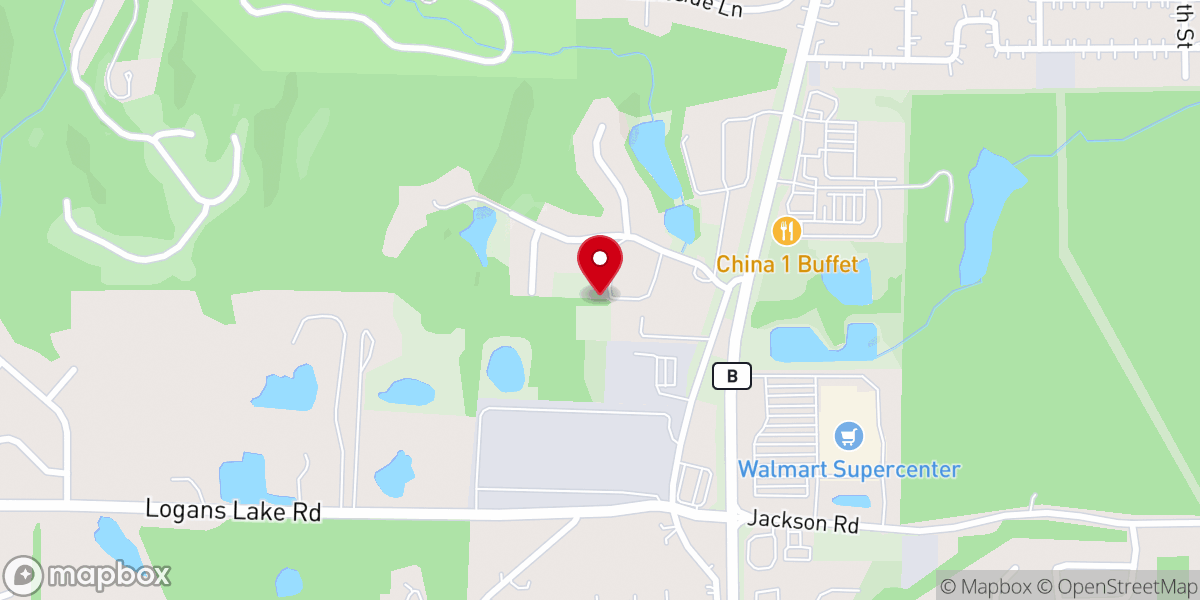 Map showing location of New Dimensions Christian Center