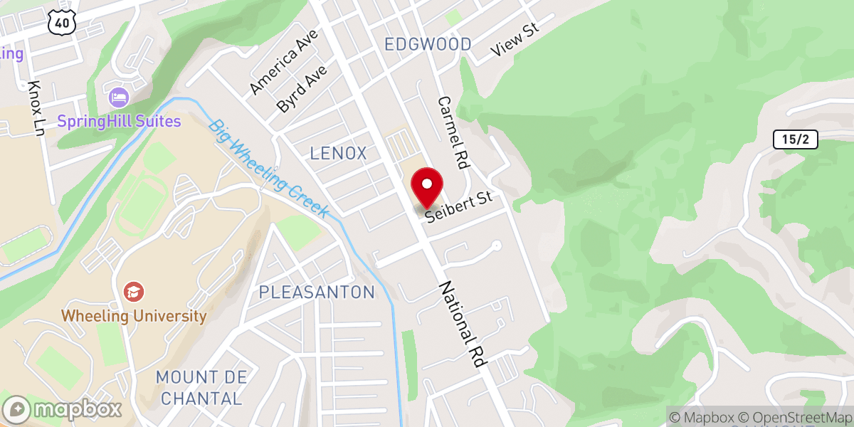 Map showing location of St Michael's Church