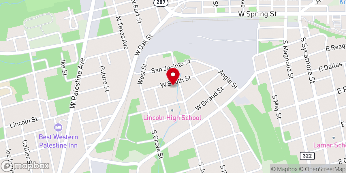 Map showing location of Faith Tabernacle Ministries