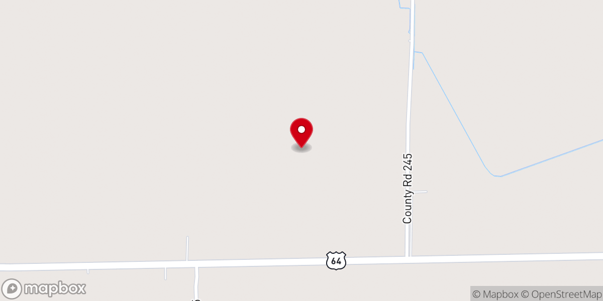 Map showing location of Moore's Chapel C.M.E. Church