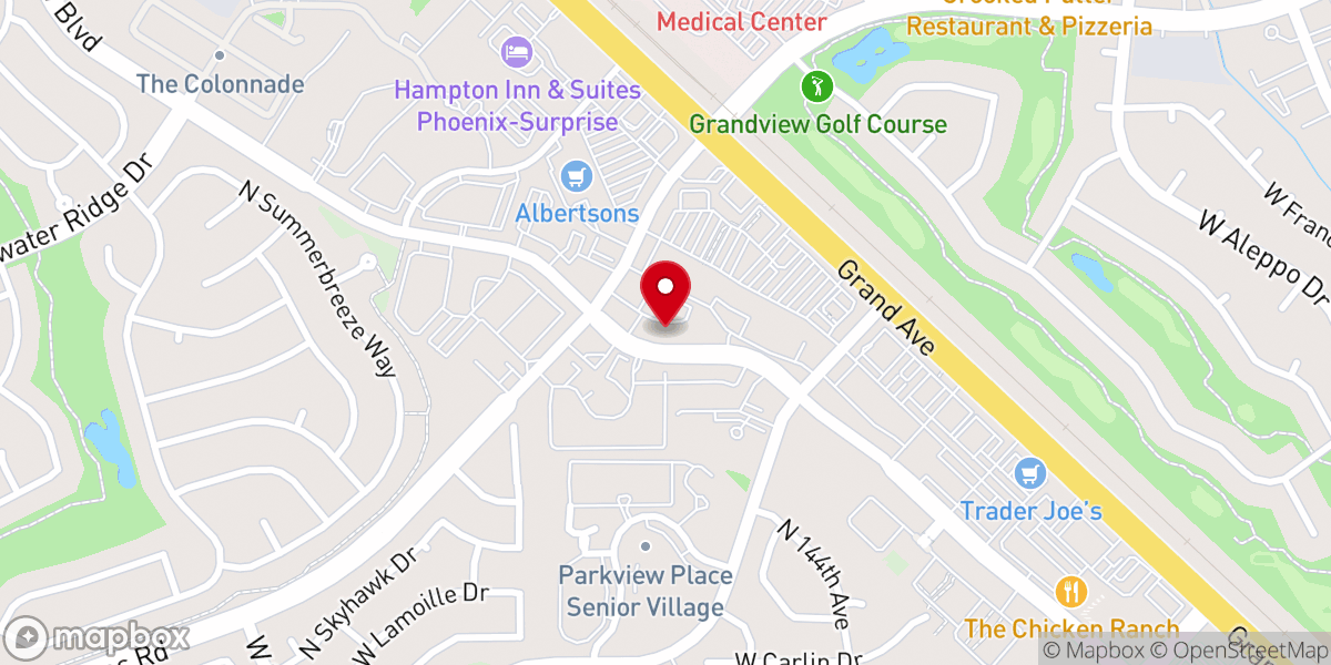 Map showing location of Restoring Hope Community Church of the Nazarene